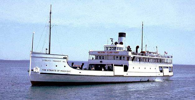 Straits of Mackinac - In better days.