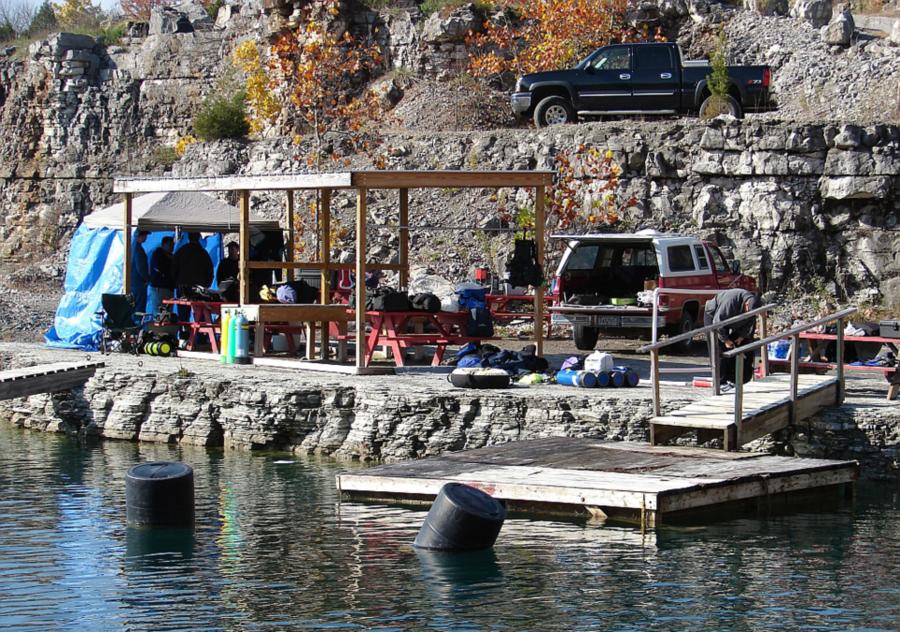 Blue Springs Resort aka Pennyroyal Quarry - Dock and Entry Platform