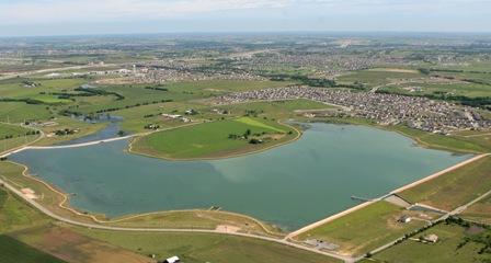 Lake Pflugerville - Lake Pflugerville from the air