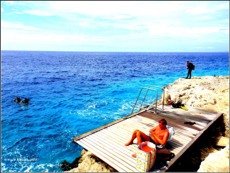 Oil Slick Leap - oil slick dive site, bonaire