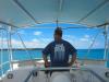 Fly bridge of Modern Sinbad - BlueWaterDiversBermuda