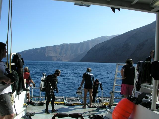 Guadalupe Island - Dive deck