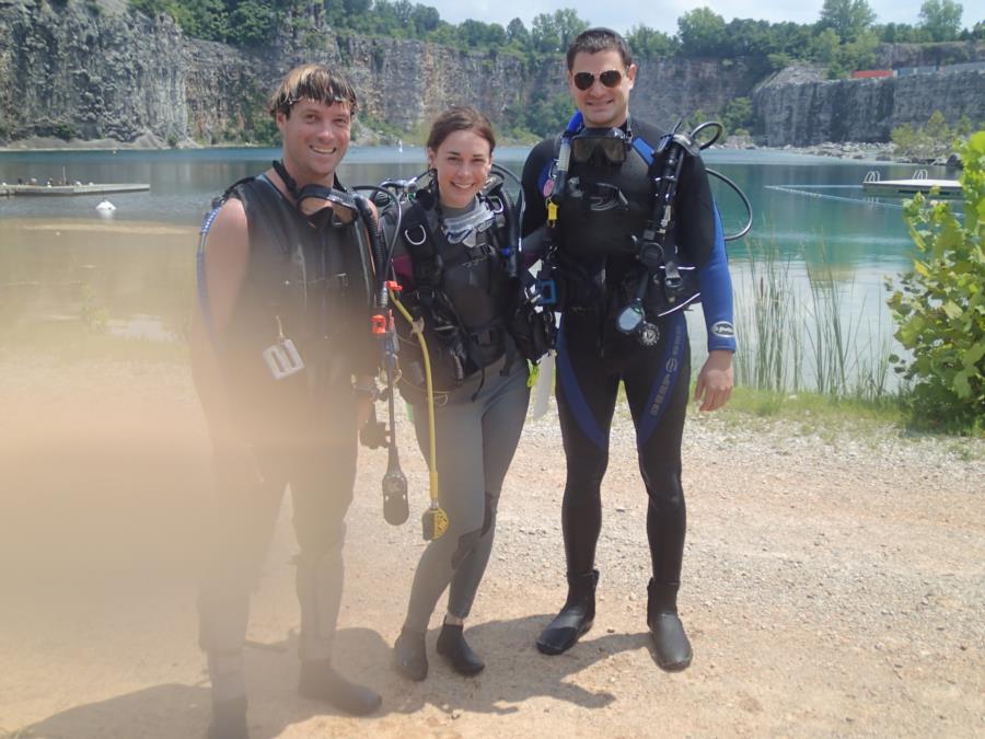 Better Diver Quarry - Our group