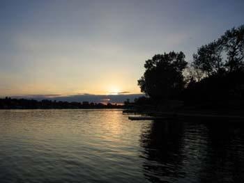 Council Grove City Lake - Water view of lake