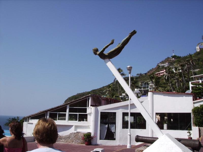 Acapulco - At the Mirador, where the cliff divers are.