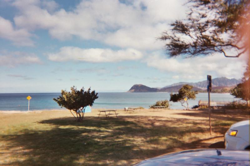 Kahe Point Beach Park (aka Electric Beach), HI - Entry over to the right past the bath houses