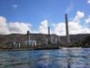 Kahe Point Beach Park (aka Electric Beach), HI - The Power Plant with beach entry to the right