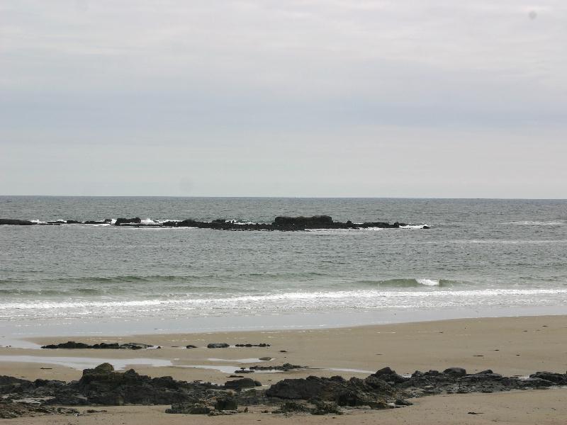 Wells Beach - Wells Beach low tide, showing rock formation