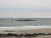 Wells Beach low tide, showing rock formation