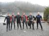 Group of divers on New Years Day, Loch Low-Minn, TN