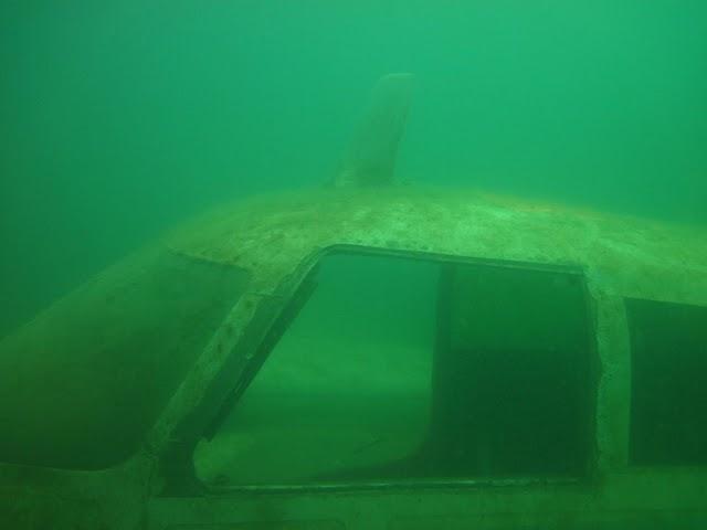 Sand Hollow - sunken plane