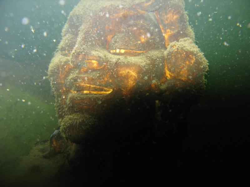 Phillips Outdoor Center - Under Water Statue