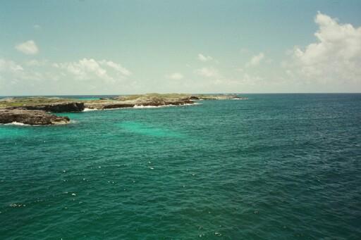 Water Cay - A view of the Cay