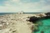 Water Cay - Atlantic on left, lake on right