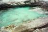 Water Cay - The water in Water Cay, Nekton in background