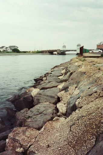 Shark River Inlet - A Street entry looking east