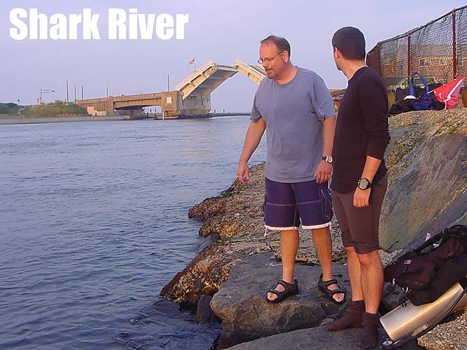 Shark River Inlet - Shark River NJ - Selecting the Entry Site