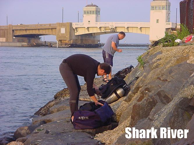 Shark River Inlet - Shark River NJ - Setting Up