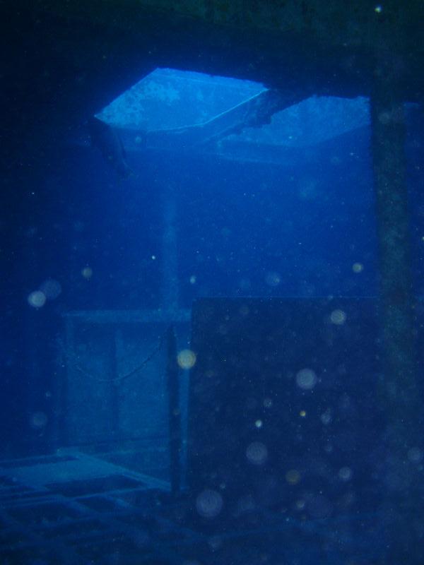 USNS Gen. Hoyt S. Vandenberg - Inside the wreck