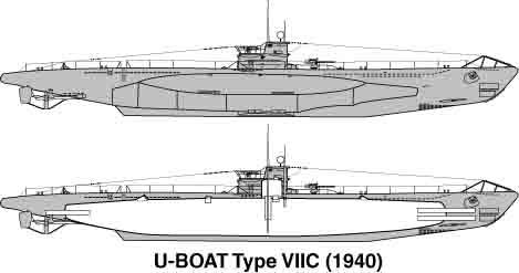 U-701 - U-boat plan