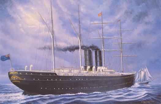 Oregon aka SS Oregon - Painting