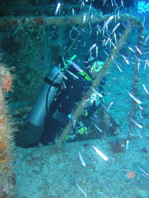 C-53 Wreck, Felipe Xicotencatl - Going up a deck