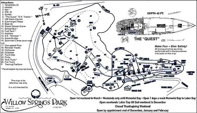 Willow Springs Park - Willow Springs Map