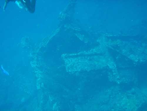 USAT Liberty - USAT Liberty Wreck @ Tulamben, Bali - Taken with Olympus 795SW