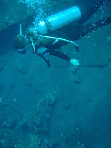 USAT Liberty - USAT Liberty Wreck @ Tulamben, Bali - Taken with Olympus 795SW