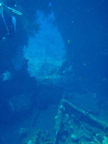 USAT Liberty - USAT Liberty Wreck @ Tulamben, Bali - Taken with Olympus 795SW