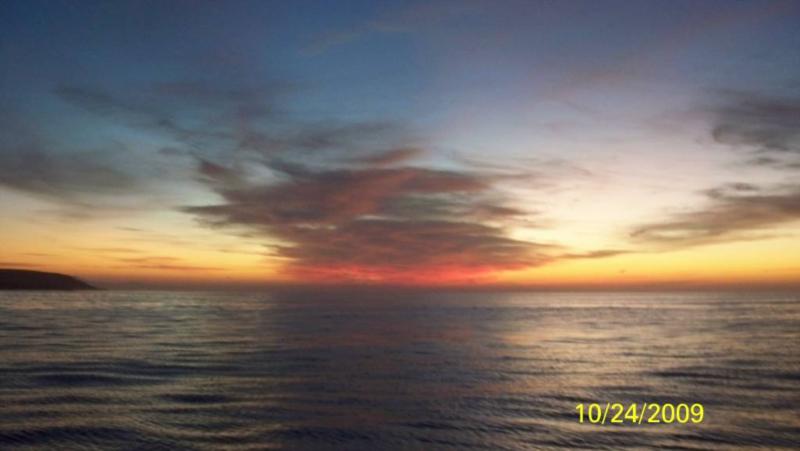 San Miguel Islands , CA - Sun set at Miguel