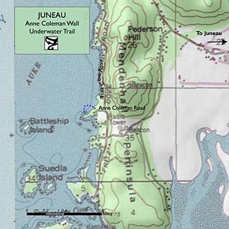 Ann Coleman - Ann Coleman Wall Underwater Trail Map