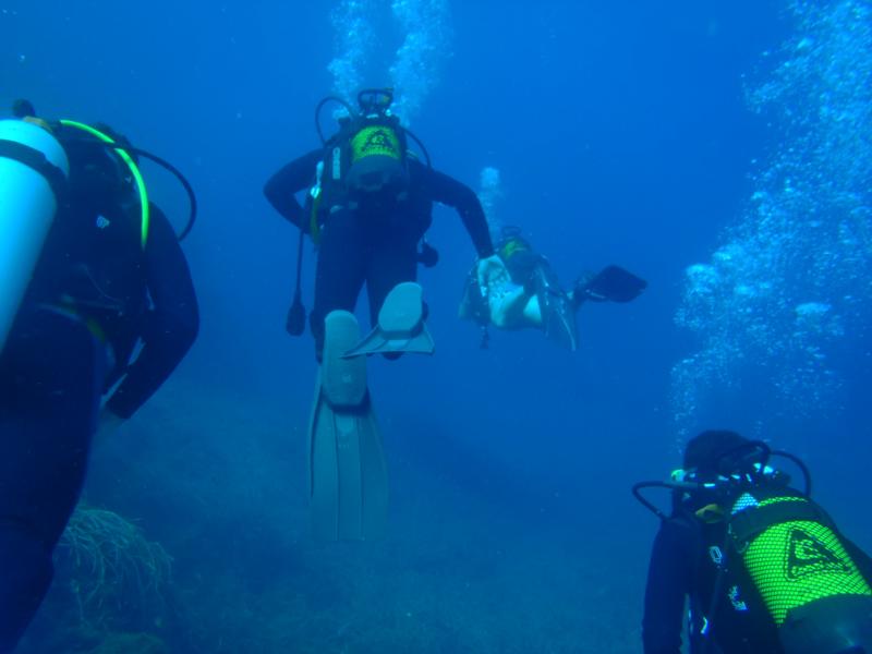 La Azohia,Spain - B4V Divers in July 2010 