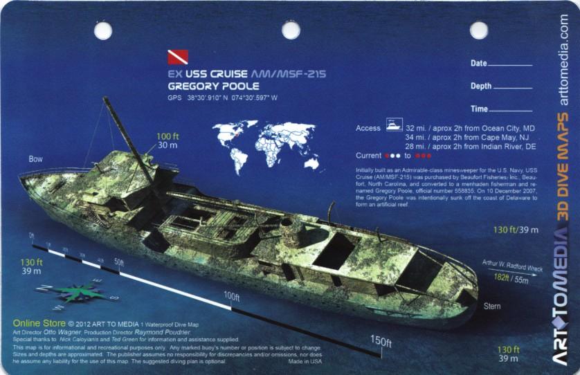 Gregory Poole aka USS Cruise - 3D site map by Art to Media