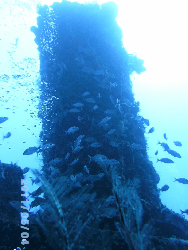 MV Zingara - MV Zingara, smokestack