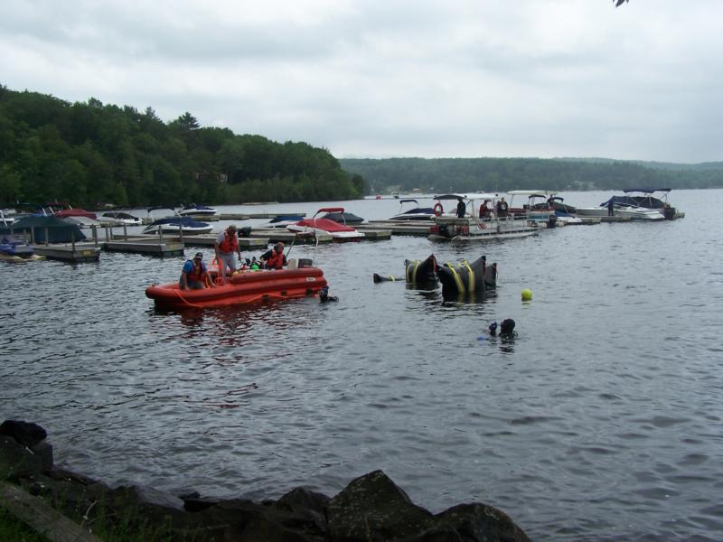 Lake Wallenpaupack (cycle green) - car recoverey