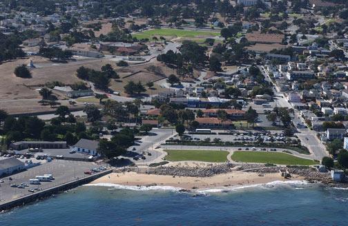 San Carlos beach, Monterey, CA, USA - Breakwater (San Carlos Beach)