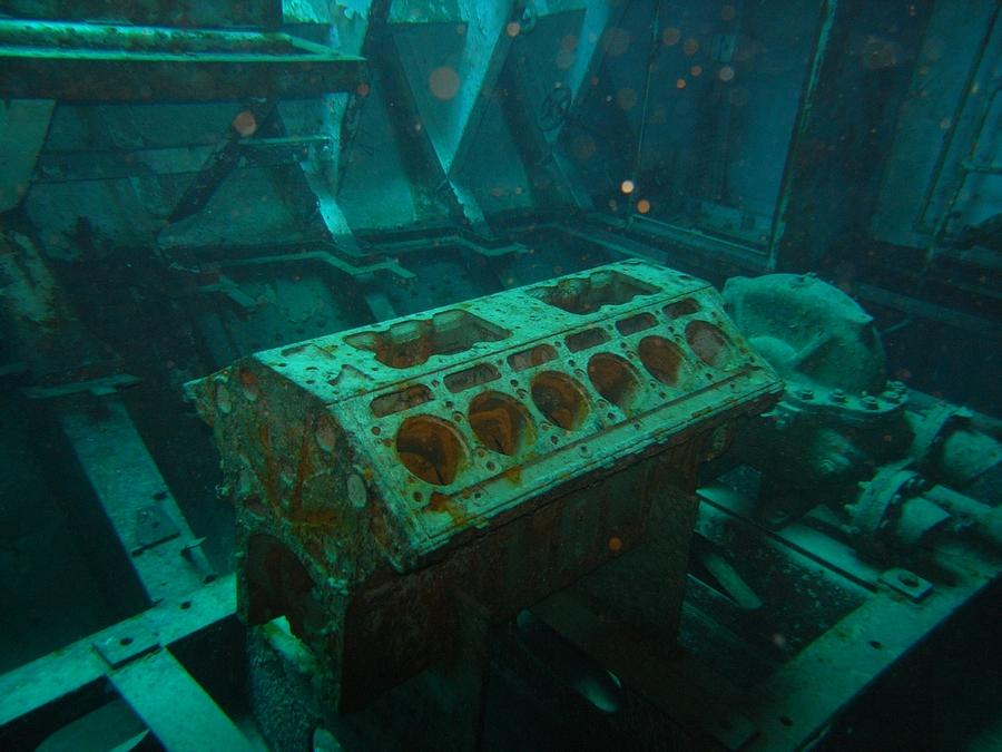 Kittiwake - Engine block