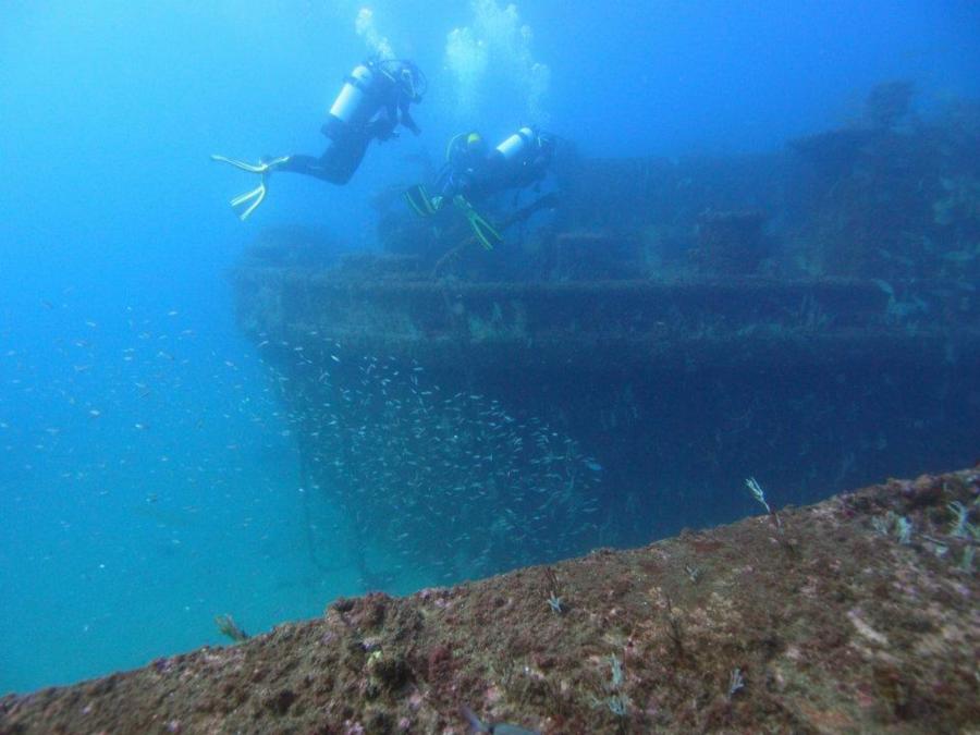 482 M Cable layer - 482 M stern, Gibraltar