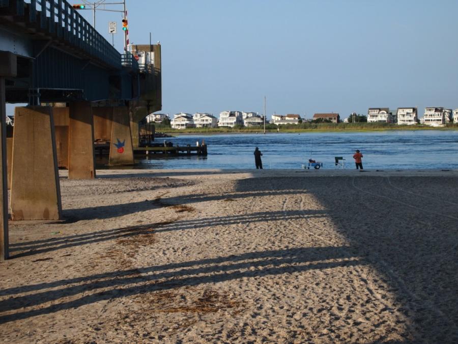 Townsend Inlet - Path from the park to the inlet