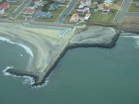 Allenhurst Jetty - aerial