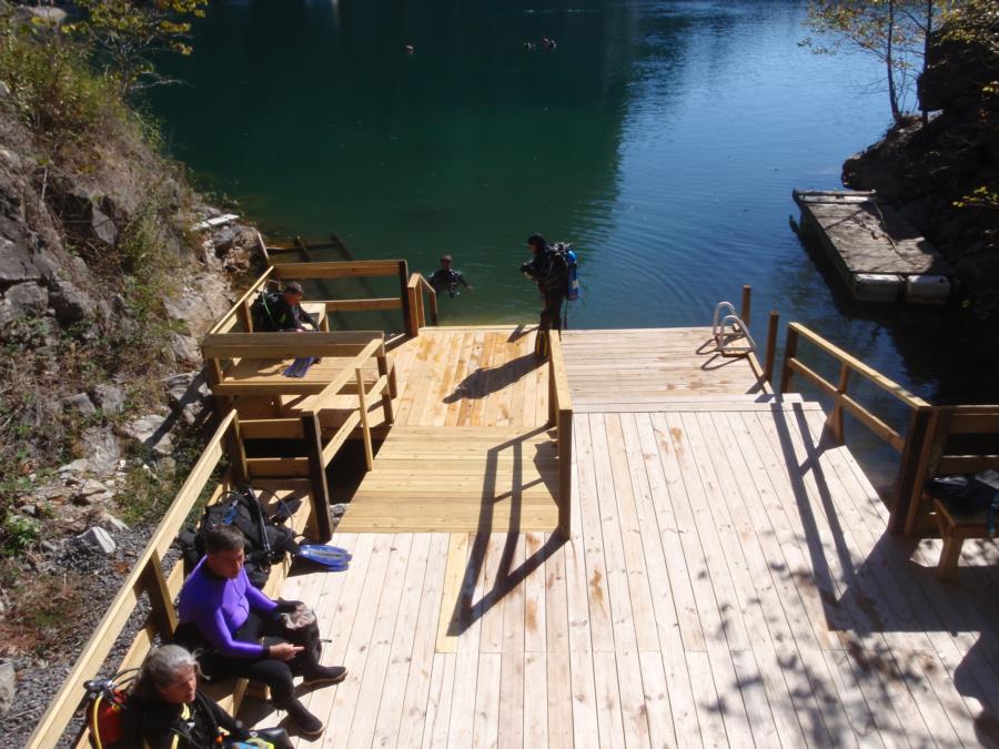 Dive Land Park, Diveland - New entry on north side (shallow) of Dive Land Park