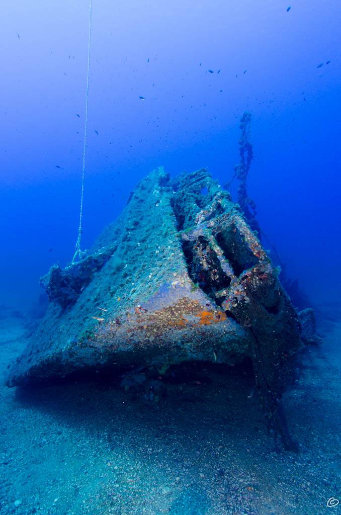 KT12 Wreck "The Bow" - The bow of the bow