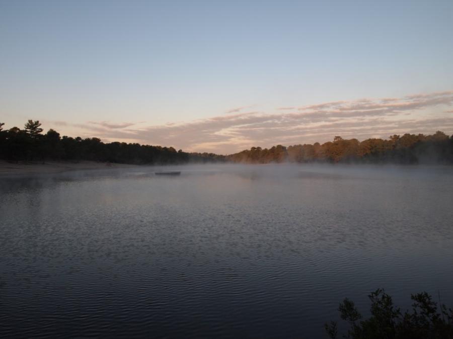 Harry Wright/Whiting lake - Mist over the lake