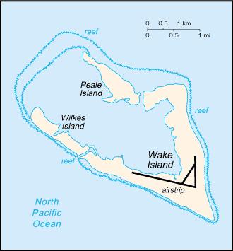 Wake Island - CIA map of Wake