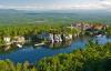 Lake Mohonk - Aerial view of lake