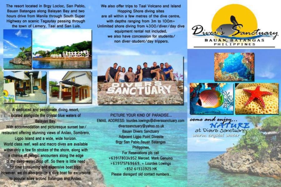 Bauan Divers Sanctuary - Resort Flier