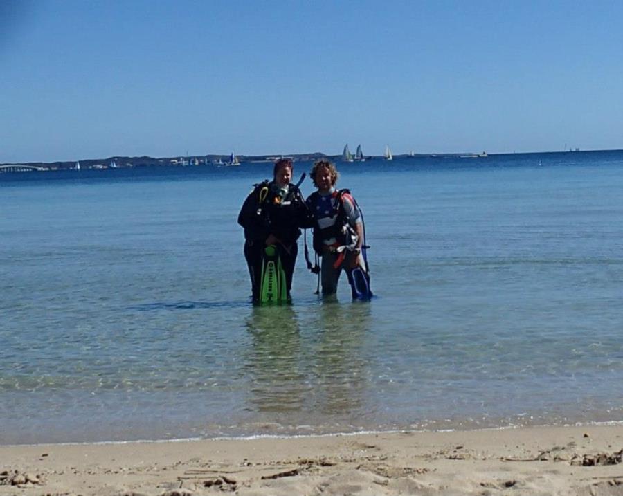 Rockingham Beach - Leah & I