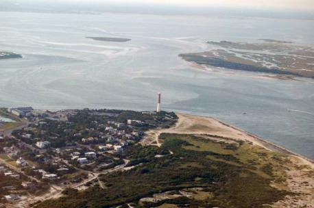 Barnegat Inlet - South side - Looking north