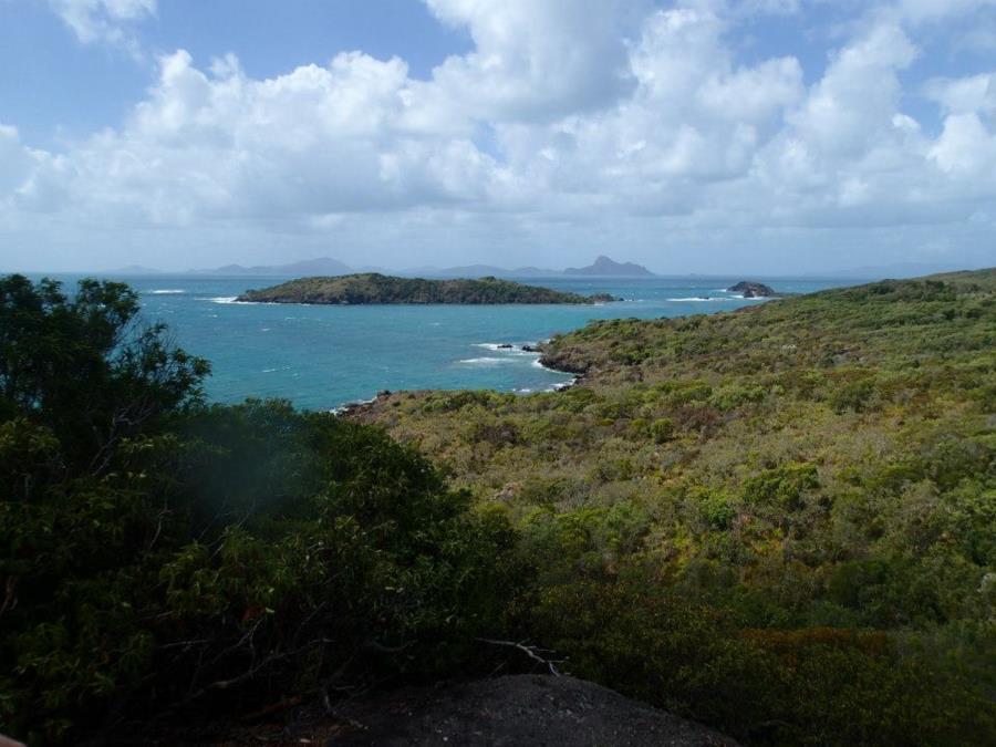 Whitehaven Beach - short hike to the cliffs to overlook the whole island